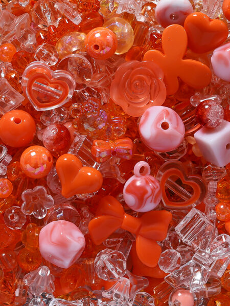 St. Kunkka 20g Mixed Acrylic Beads Irregular Color For DIY Jewelry Making