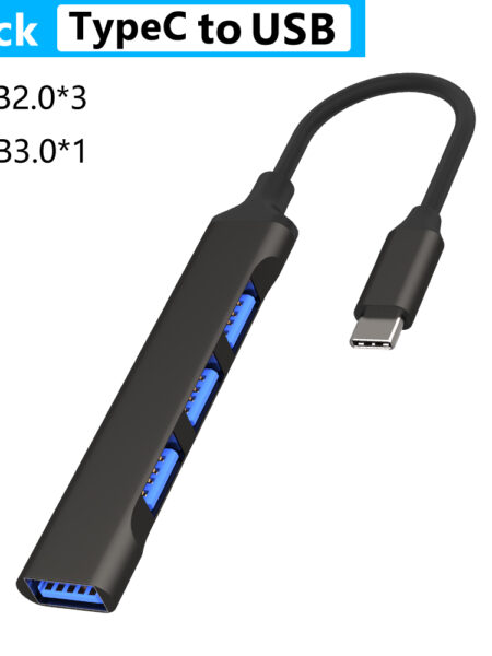 USB C HUB 3.0 Type C 3.1 3/4 Port Multi Splitter Adapter OTG USB for Macbook Pro 13 15 Air M1 Pro HUAWEI nintendo PC Accessories