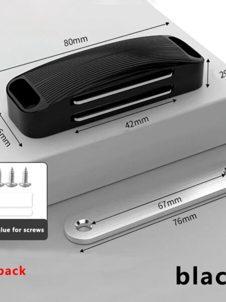 No-punch Door Suction Strong Magnetic Cabinet Door Does Not Close Tightly Artifact Room Door Sliding Door No-punch Lock Buckle