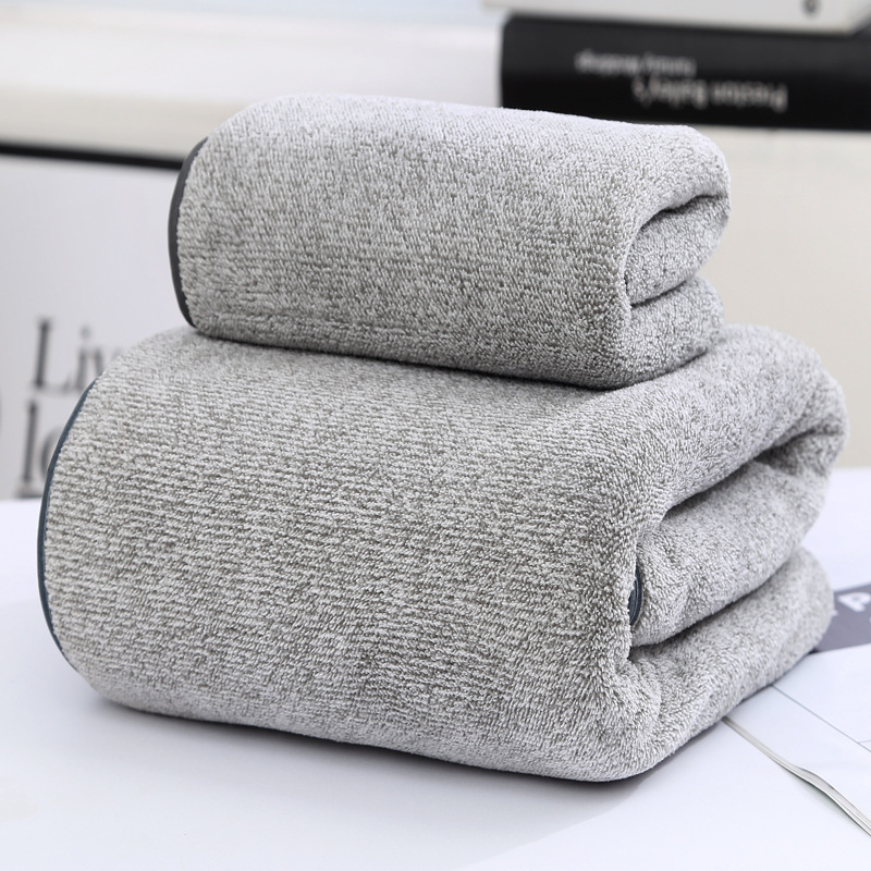 Towel, bath towel, bamboo charcoal fiber, coral velvet, household soft and absorbent dry hair towel, face towel, sports towel