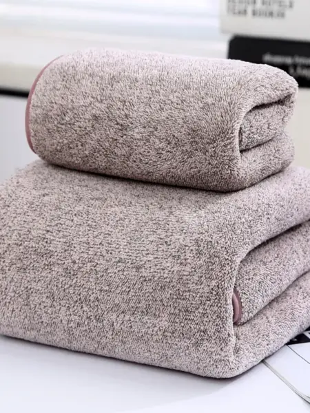 Towel, bath towel, bamboo charcoal fiber, coral velvet, household soft and absorbent dry hair towel, face towel, sports towel