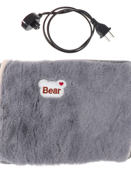 Hand Warmer Heat Pack Cute Rechargeable Electric Hot Water Bag Safety Rabbit Fur Reusable Hot Water Bottle Handwarmer