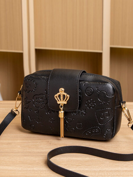 Printed Camera Bag 2022 Ladies Bag Women's Bag Korean Fashion Phone Bag Fresh and Sweet One Shoulder Bag Women's Bag