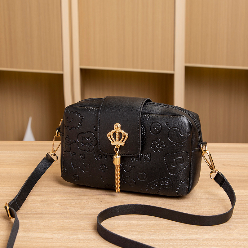 Printed Camera Bag 2022 Ladies Bag Women's Bag Korean Fashion Phone Bag Fresh and Sweet One Shoulder Bag Women's Bag