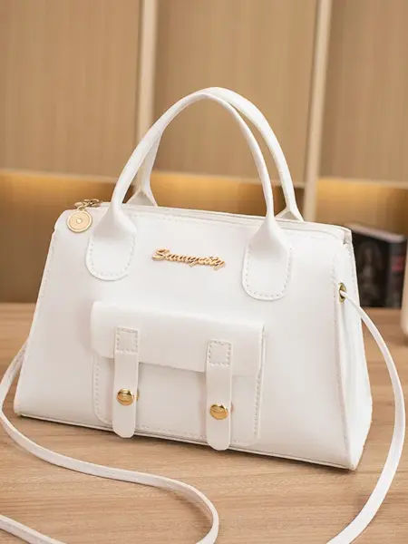Women's bag 2023 new version of the beautiful fashion simple solid color Messenger small square bag niche design shoulder bag