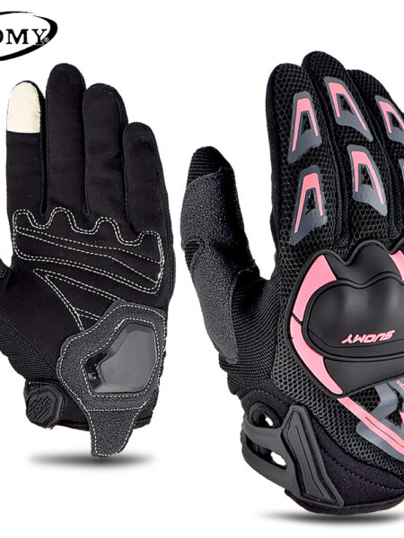 Suomy Motorcycle Gloves Summer Mesh Breathable Moto Gloves Men Women Touch Screen Motocross Gloves Touch Screen Cycling Gloves