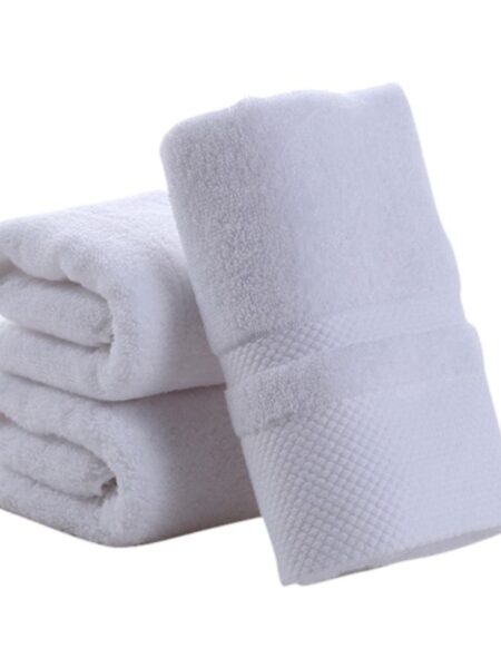 Rectangle Pure Cotton Bath Towel Soft Plush Hand Bath Towel Thickened Bathroom Supplies Durable Absorbent Hand Pads 34x75cm