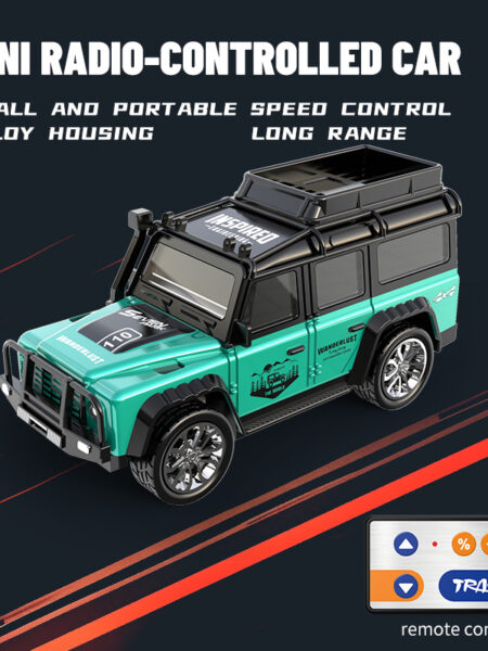 1/64 Mini RC Car 2.4G Remote Control Cars Drifting Alloy Truck Model with Light Off-Road Vehicle Kid Toys for Boys Children Gift