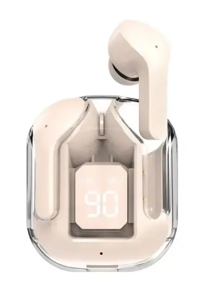 True Wireless Bluetooth Headset Transparent Design with LED Digital Display Stereo Sound TWS Earphones for Sports Working-Air 31