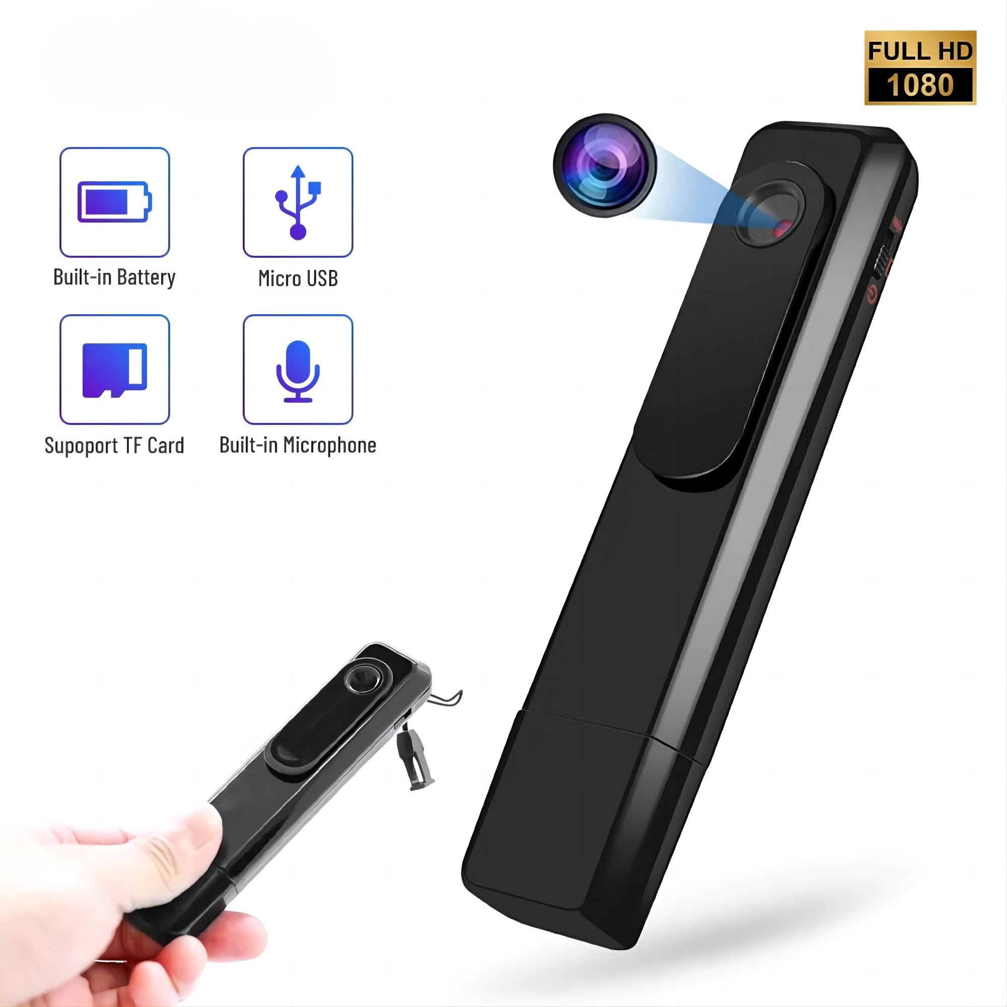 1080P Mini Camera Micro Cam Body Video recorder Surveillance Camera Portable handheld DV back clip U disk Camcorder