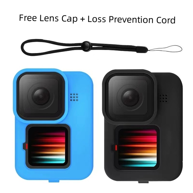 For Gopro Hero 11 10 Black Soft Silicone Case for Go pro Hero 10 9 Silicone Protective Full Cover Shell Camera Accessories