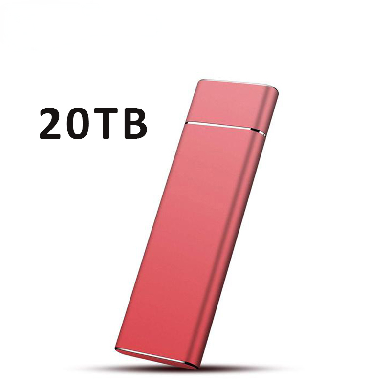 2TB External Hard Drive SSD 16TB 20TB 30TB 500GB Mobile Solid State Hard Drive USB 3.0 External