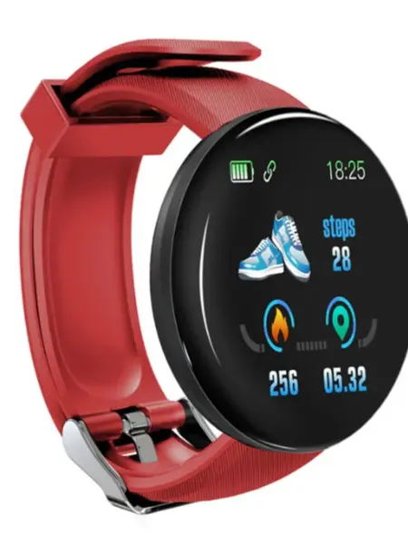 D18 Smart Watch Men Blood Pressure Waterproof Smartwatch Women Heart Rate Monitor Fitness Tracker Watch Sport For Android IOS