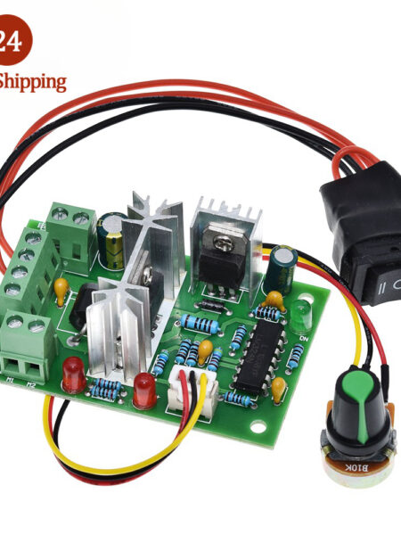 10V 12V 24V 36V PWM DC controller with Positive inversion switch PWM DC controller for DC motor speed controller 150W