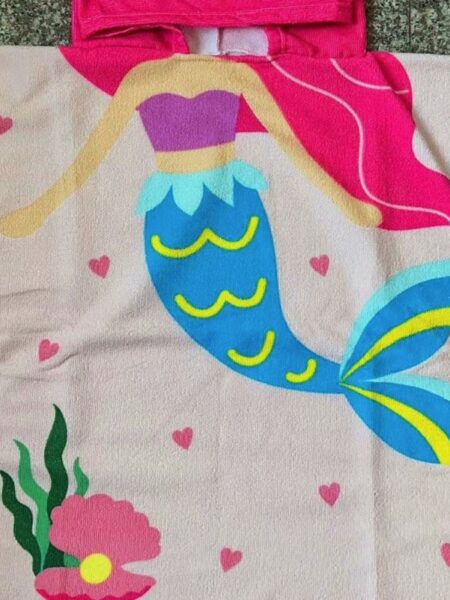 Cute Cartoon Baby Bathrobe Cotton Toddler Bathrobe For Boy Girl 120*60CM Soft Towel Blanket Baby Shower Product 4-6Y