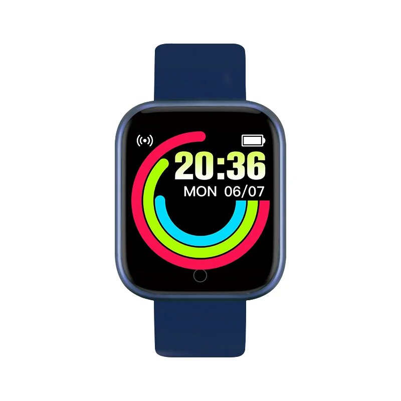 Y68 Smart Watch Men Women Heart Rate Blood Pressure Monitor Fitness Children Kids Smartwatch Smart Bracelet For Android