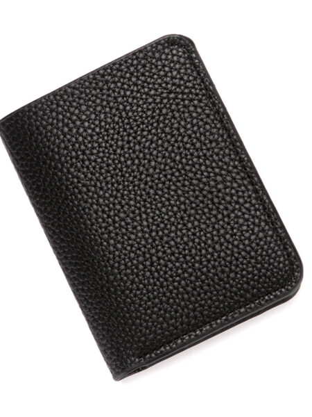 Short Men Wallets Card Holder Photo Holder Slim Male Print Wallet High Quality PU Leather Money Bag New Kpop Small Men's Purse