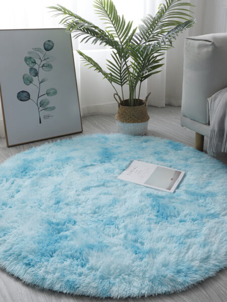 Super Soft Plush Round Rug Mat Fluffy White Carpets For Living Room Home Decor Bedroom Kid Room Decoration Salon Thick Pile Rug