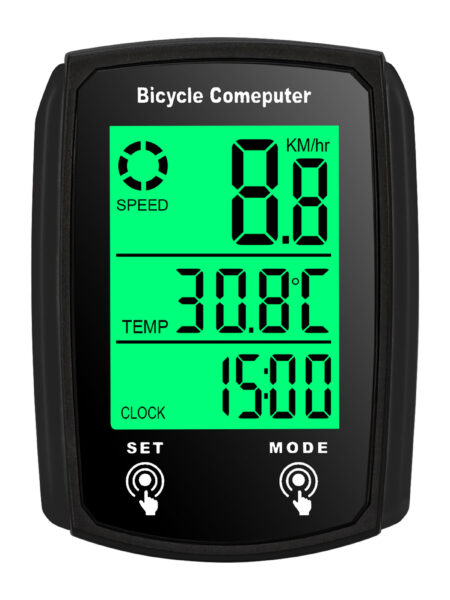 Wired Bike Computer 19 Functions Touch Bike Speedometer Odometer Waterproof Bicycle Computer with Backlight