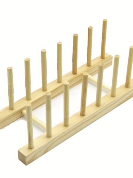 Bamboo Dish Plates Drying Rack Drainboard Storage Holder Drainer Stand Wooden Kitchen Cabinet Organizer For Plate Bowl Cup