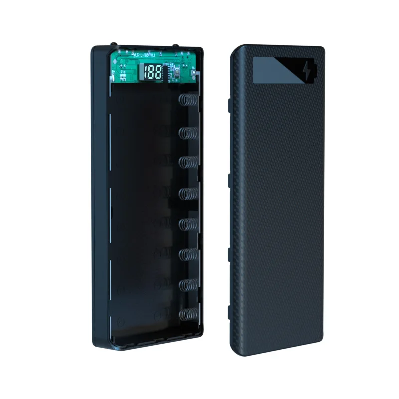 18650 Battery Holder DIY Shell Dual USB Type C Charge Powerbank Case for iPhone Xiaomi 18650 Battery Power Bank Case Storage Box