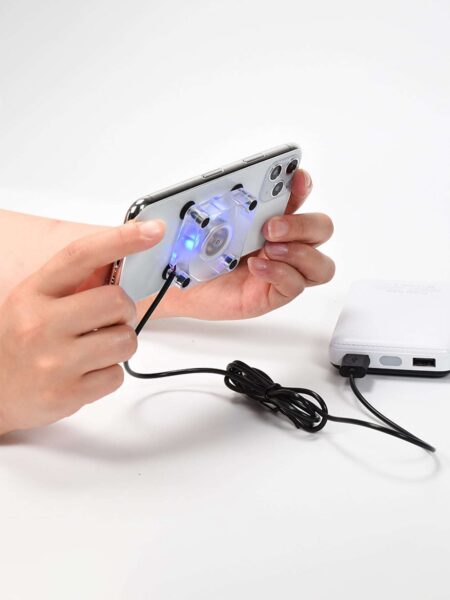 1 USB port suction cup, mobile phone fan, game cooler, mobile phone cooling radiator