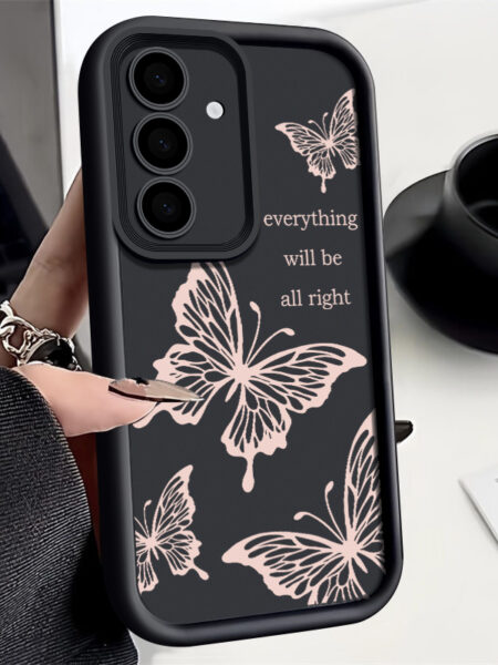 Butterfly Case For Samsung Galaxy S24 S23 S22 Ultra S21 S20 FE A14 A34 A15 A35 A52 A53 A54 5G Shockproof Silicone Soft Cover