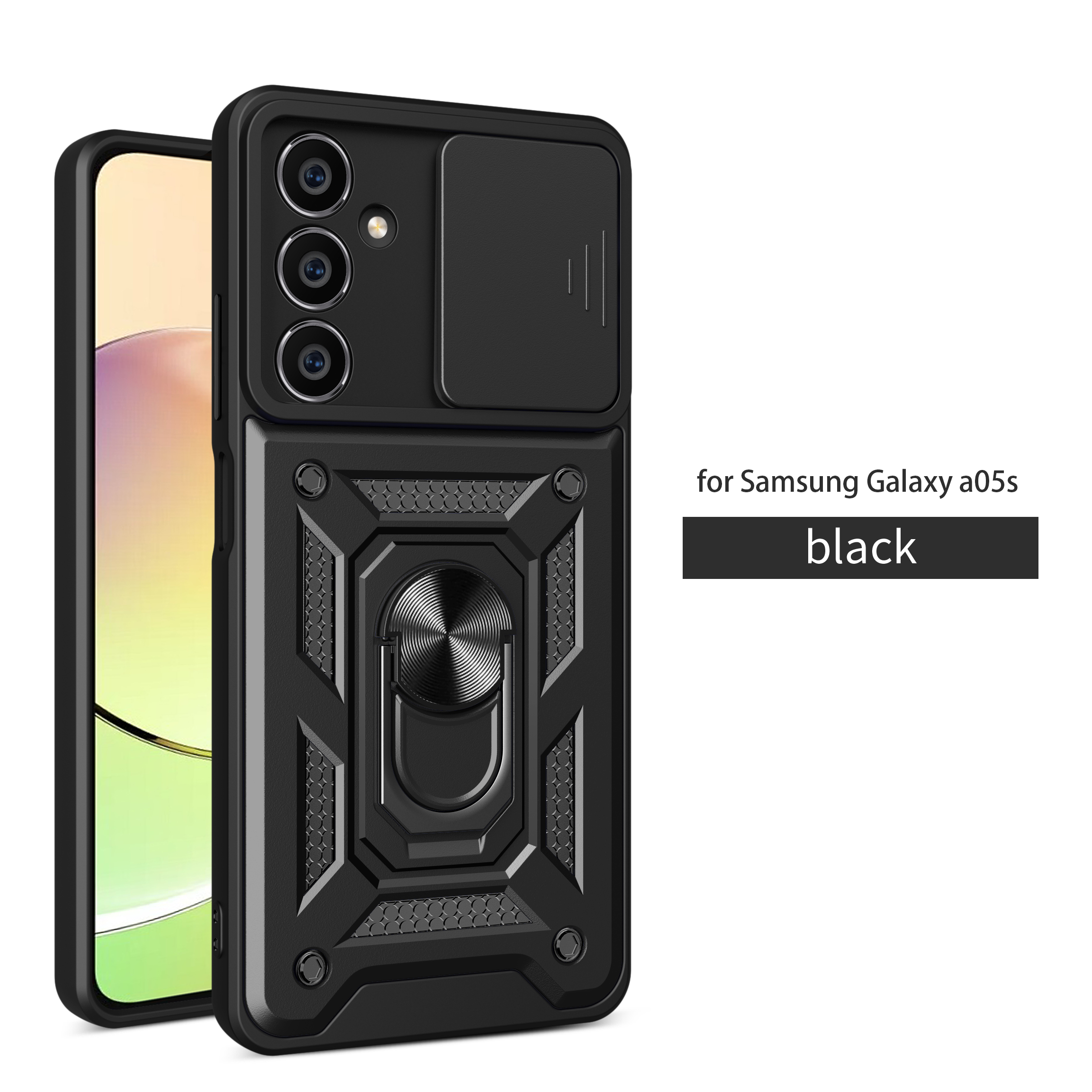 Shockproof Armor Case for Samsung Galaxy A15 A05 A05S A04 A04S A14 A24 A54 A34 Car Holder Phone Cover for Galaxy M14 M54 M53 M23