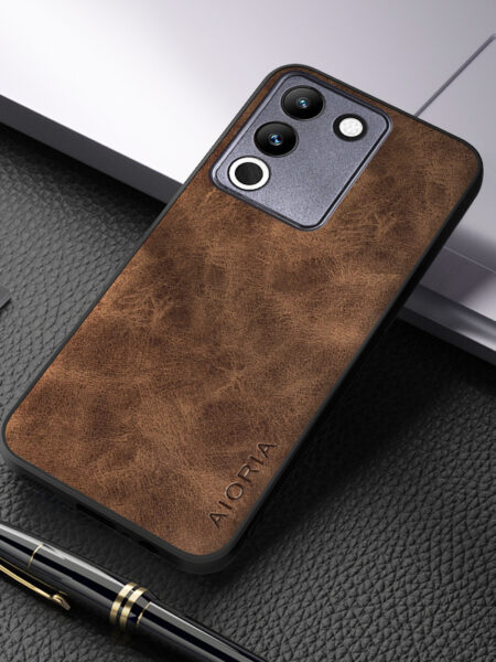 Case For Vivo V29e iQOO Z7 S1 Pro V17 V25 Pro S17 Pro V29 T1 Pro S15E 5G Luxury PU Leather Skin Cover  For Vivo S15 Pro Case