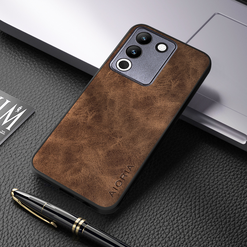 Case For Vivo V29e iQOO Z7 S1 Pro V17 V25 Pro S17 Pro V29 T1 Pro S15E 5G Luxury PU Leather Skin Cover For Vivo S15 Pro Case