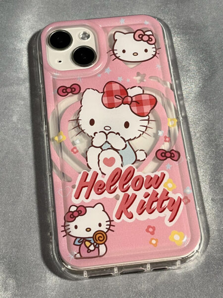 NEW Hello Kitty Air Cushion Phone Case For Iphone 15 14 13 Pro Max Kuromi Cute 11 12 Pro 7 8 Plus Anti drop X XS XR Soft Cover