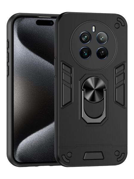 Magnetic Shockproof Armor Phone Stand Holder Cover for Realme 12 11X 10 9i Pro Plus 5G4G C55 C53 C51 C35 C33 C31 Narzo60 N55 N53