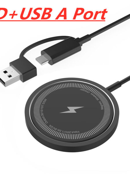 30w Magnetic Wireless Charger Pad USB Macsafe for iPhone 15 14 13 12 Pro Max Mini Fast Wireless Charging Dock Station Chargers