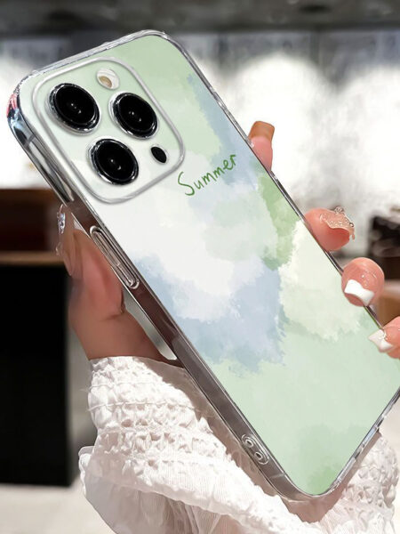 Summer Shockproof Transparent funny Phone Case for iPhone 15 14 13 12 11 Pro Max X XR XS Max 15 7 8 Plus SE 2020 Soft Cover