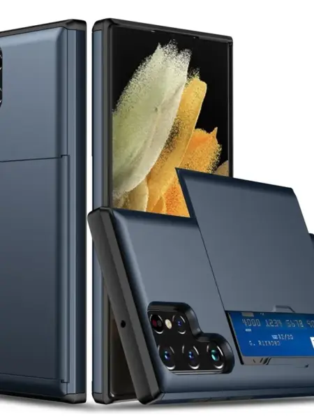 Wallet Cover for Samsung Galaxy S24ultra S23 S22 S20 S21 FE Phone Case with Card Holder Shell for Galaxy S22+ S21+ Note 20 Ultra