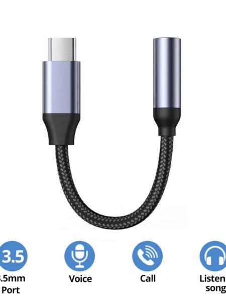 USB Type C to 3.5mm Aux Earphone Jack Digital Audio Adapter Converter Cable for Samsung Xiaomi Redmi Poco Pixel Huawei LG 3 5 mm