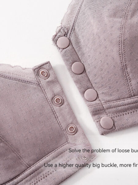 Large Size Without Steel Ring Breastfeeding Mom Push UP Beautiful Back Underwear Thin Section Breathable Adjustable Ladies Bra