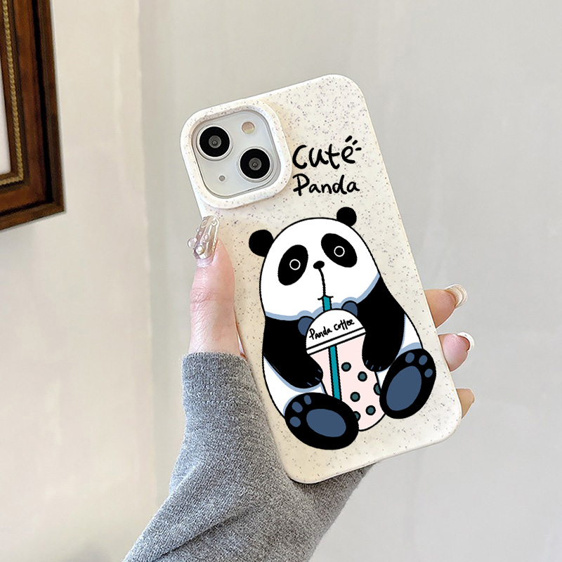 Couple Panda Case For IPhone 15 Pro 11 12 13 14 Pro Max X XR XS Max 6 6S 7 8 Plus SE 2020 2022 iphone11 Shockproof Cover Funda