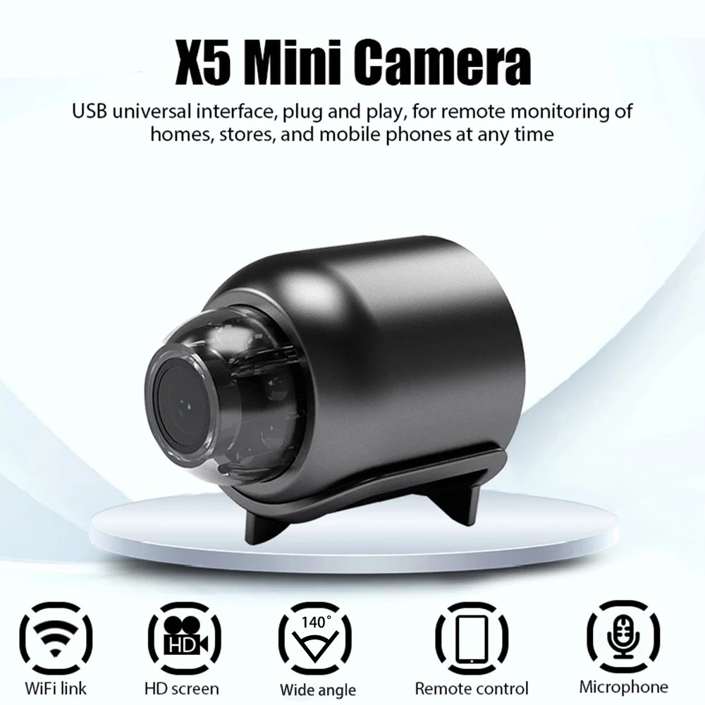 Hd 1080P mini camera Wireless WiFi baby monitor Indoor security monitoring upgrade thickened package