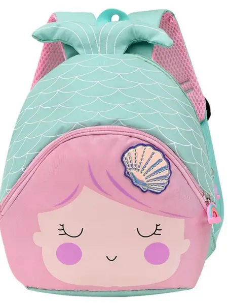 Kindergarten Sequin Princess Toddler Backpack Cartoon Fishtail Backpacks for Kids Cute Mermaid Children'S School Bag Purse Girls