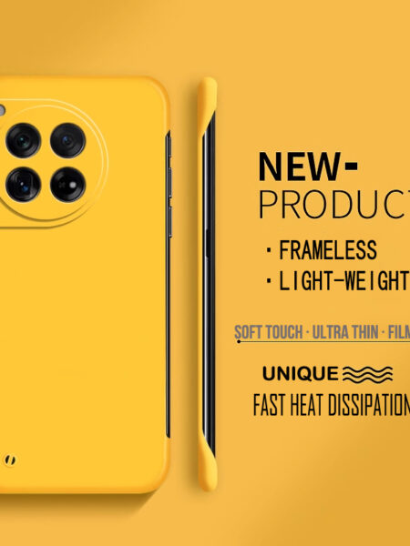 Frameless Hard PC Matte Phone Case For Oneplus 12 12R 11 11R 10T 10R 10 9R 9RT 8 9 Pro 8T Pro Protective Bumper Shell Cover