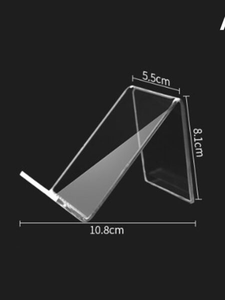 Clear Acrylic Cell Phone Stand Desk Dock Holder For Smartphone Universal Desktop Charger Support Telephone Mount