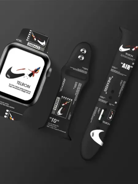 Sports Silicone Band For Apple Watch Ultra 49mm 38 42mm 40 44mm 41mm 45mm Soft Band For iWatch Series 9 8 7 6 se 5 4 3 Bracelet