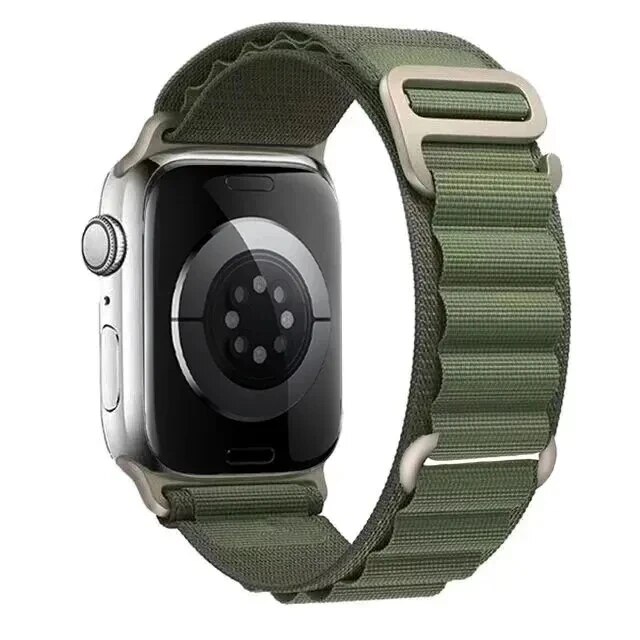 Alpine Loop Strap For Apple Watch Band 49mm 45mm 41mm 44mm 40mm Nylon Braided Watchband Bracelet Belt Iwatch Series 6 7 8 Ultra