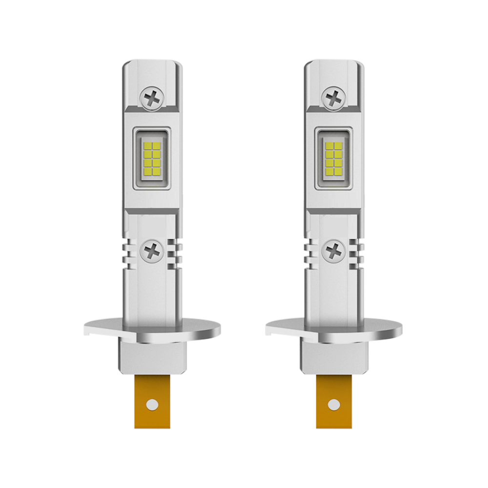 30000LM H1 Led Bulb H3 Mini 1:1 Plug Play Fanless Car Led Lamp 16 Pcs CSP Led Headlight Fog Lights DRL White Yellow 12V 24V