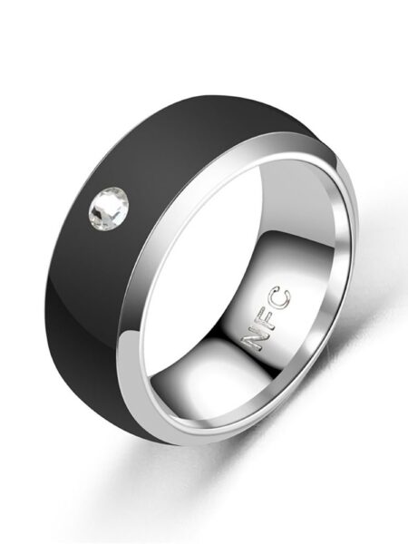 Special Design Stainless Steel NFC Smart Ring Multifunctional Magic Wear Finger Digital Ring Wearable Connect Waterproof NFC Finger Ring for Android Phone Beauty