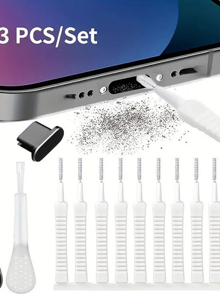 13PCS Mobile Phone Speaker Dust Removal Cleaner Tool Kit For Phone Earphones Computer Charge Port Dustproof Cleaning Brush Tetuo