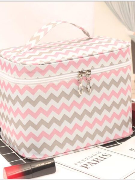 Waterproof Portable Women Makeup Bag High Capacity Toiletries Organizer Storage Cosmetic Cases Zipper Wash Beauty Pouch Travel