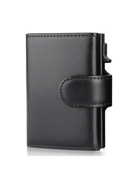 Rfid Microfiber Leather Men Wallets Fashion Card Holder Trifold Wallet Money Bags Smart Slim Thin Coin Pocket Wallet Purse