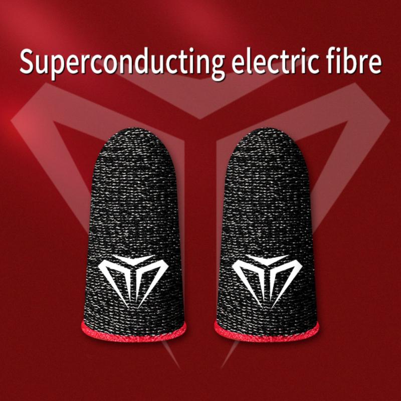 New 1Pair Gaming Finger Sleeve Breathable Fingertips For PUBG Mobile Games Fengshi